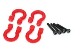 Traxxas 8234R Bumper D-Rings Red