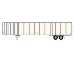 Athearn 72827 HO Scale 53' Wabash Duraplate Trailer Owner Operator F38154