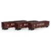 Athearn 7478 HO Scale Thrall High Side Gondola With Load Herzog "Brown" HZGX 3 Pack #3