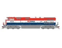 Athearn Genesis 2.0 G31505 HO Scale Dash 9-44CWL BC RAIL BCOL 4643