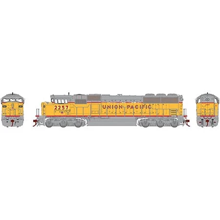 Athearn Genesis 2.0 G75632 HO Scale SD60M Tri-Clops Union Pacific "Faded" UP 2257 DCC Sound - Image 2