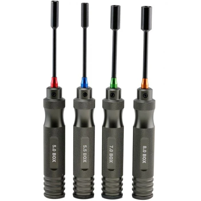 Powerhobby T010 Metric Magnetic Nut Driver Tool Set (5mm 5.5mm 7mm 8mm)