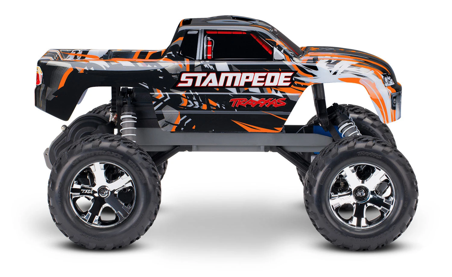 Traxxas 36054-4 Stampede 1/10 Scale RTR 2WD Monster Truck Orange - Image 4