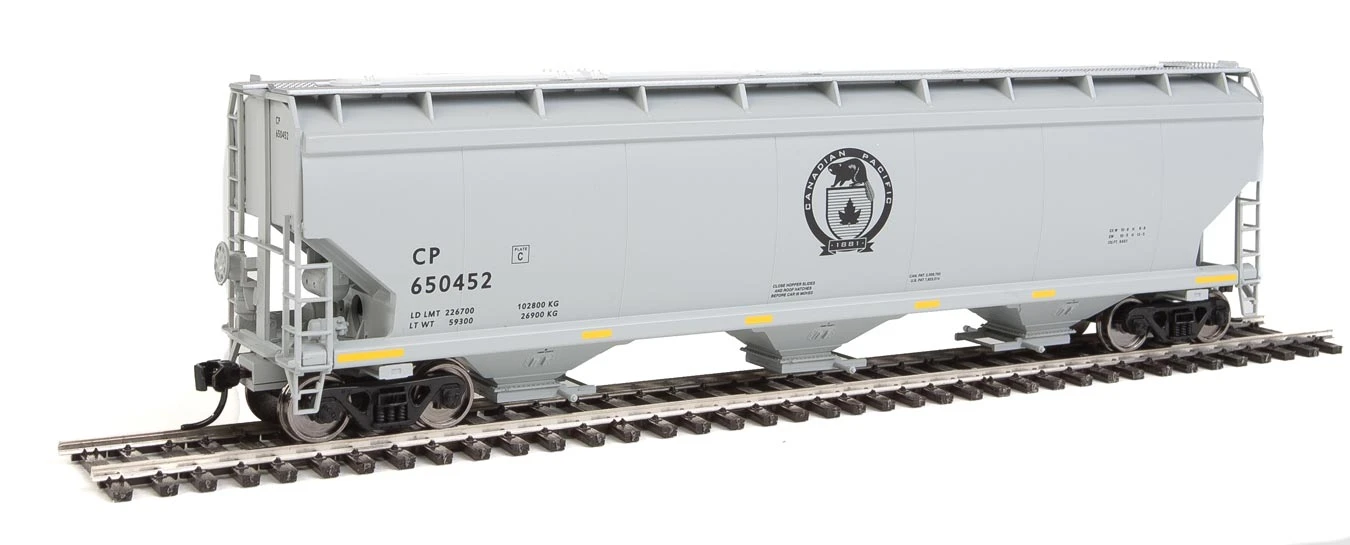 Walthers Mainline 910-7638 HO Scale 60' NSC 5150 3 Bay Covered Hopper Canadian Pacific CP 650452