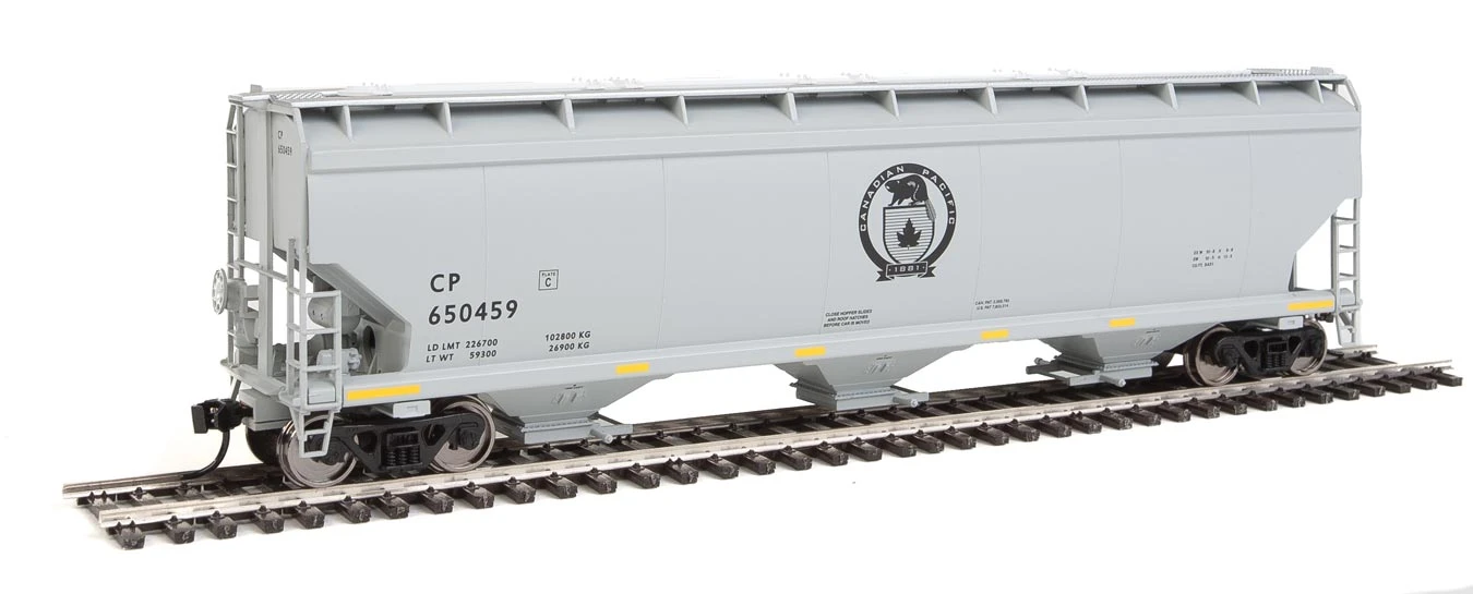 Walthers Mainline 910-7639 HO Scale 60' NSC 5150 3 Bay Covered Hopper Canadian Pacific CP 650459